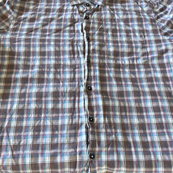 Johnnie-O Cotton Button Up Sz. L - Picture 4 of 8